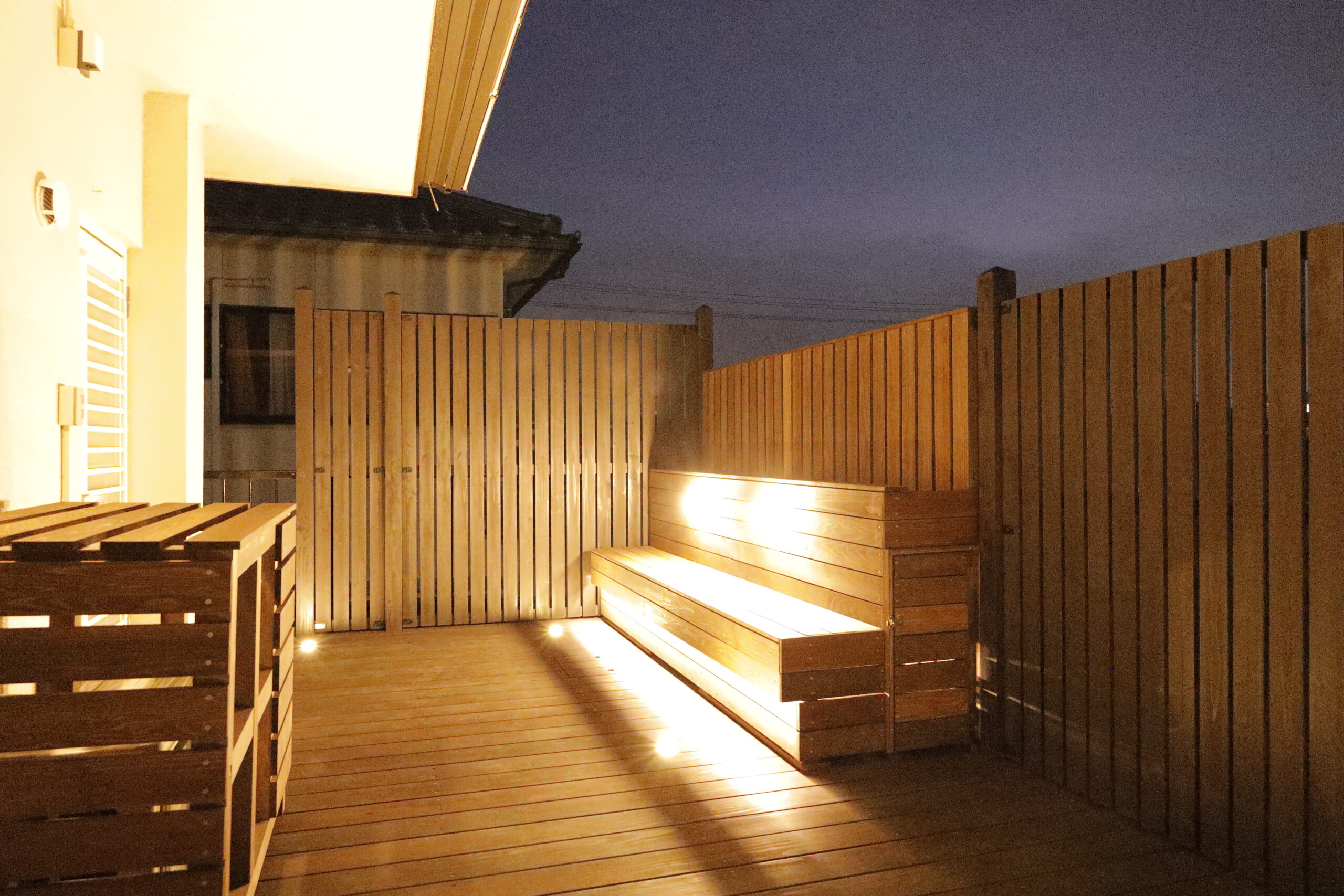 香川高松リノベーションベランダウッドデッキ